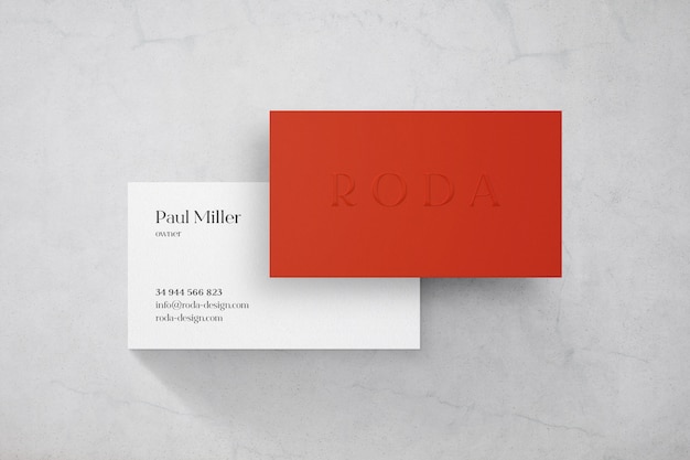 Download Luxury business card mockup | Premium PSD File