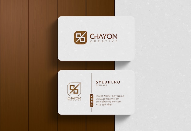 Download Premium PSD | Luxury business card mockup