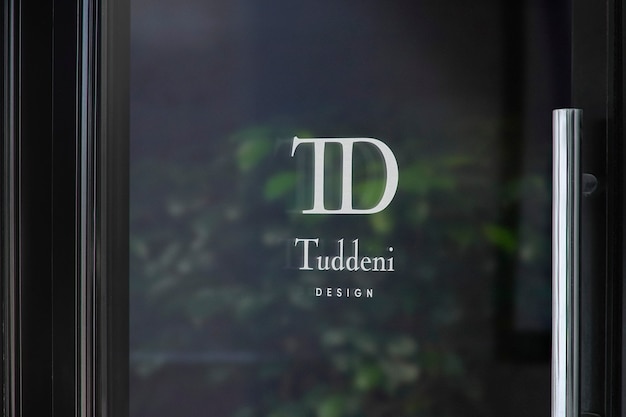 Download Free Psd Luxury Door Window Sign Logo Mockup