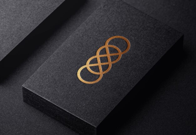 Download Premium PSD | Luxury golden logo mockup on embossed ...