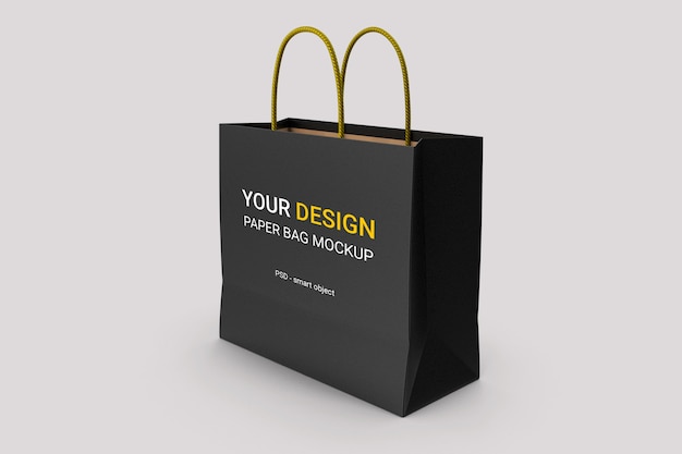 Download Premium PSD | Luxury paper bag mockup