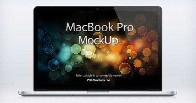 Download Mac laptop mockup PSD file | Free Download