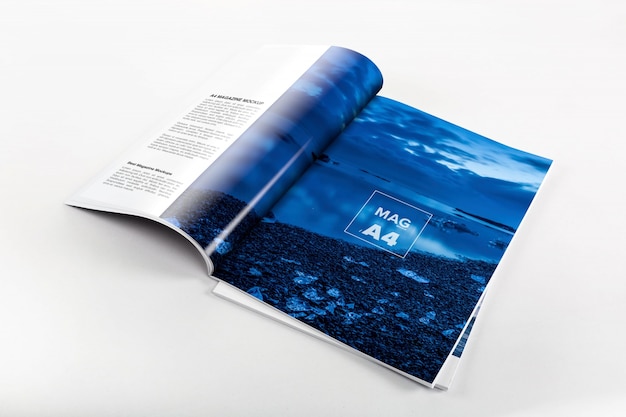 Magazine mock up design PSD file  Premium Download