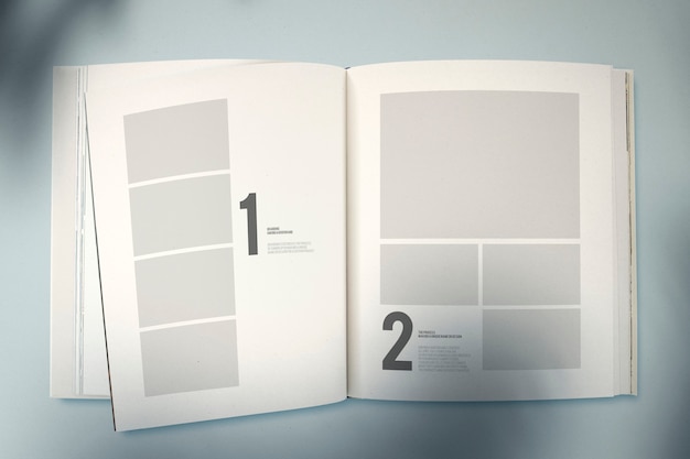 Download Free Psd Magazine Mockup With A Blank Space PSD Mockup Templates
