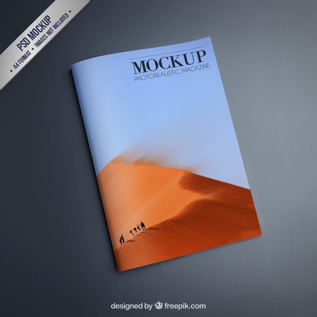 Premium Psd Magazine Mockup