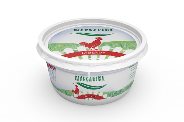 Download Free PSD | Margarine packaging mockup
