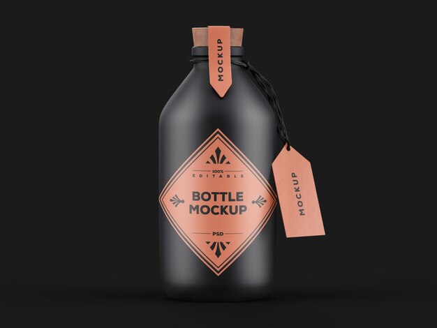 Download Premium Psd Matte Bottle Mockup