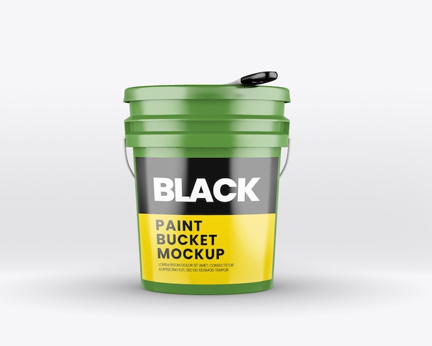 Download Premium Psd Matte Paint Bucket Mockup