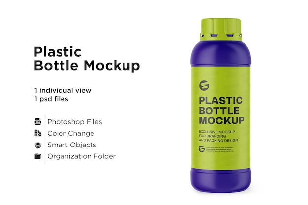 Download Premium Psd Matte Plastic Bottle Mockup