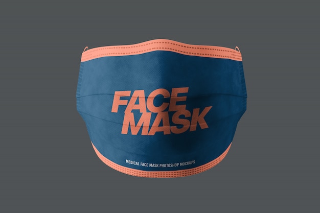 Medical face mask mockup | Premium PSD File