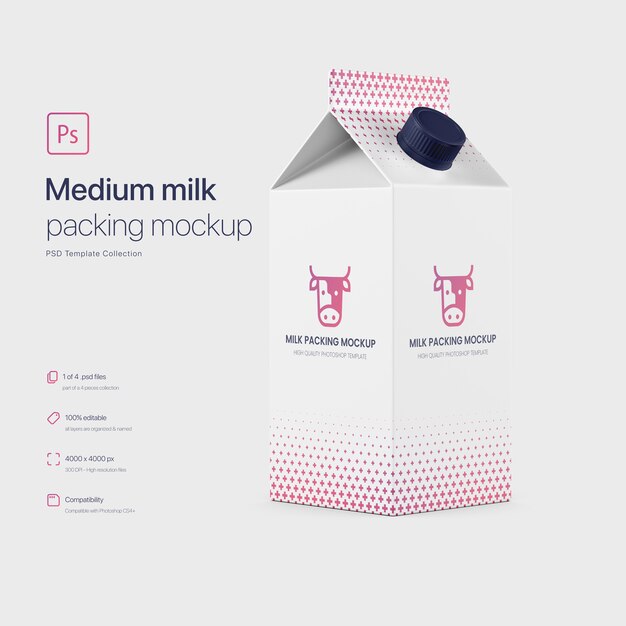 Download Milk Carton Mockup Psd 100 High Quality Free Psd Templates For Download