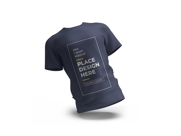 Download Premium PSD | Men tshirt mockup design in 3d rendering