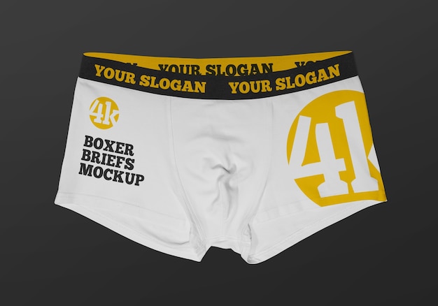 Download Premium PSD | Mens boxer briefs mockup