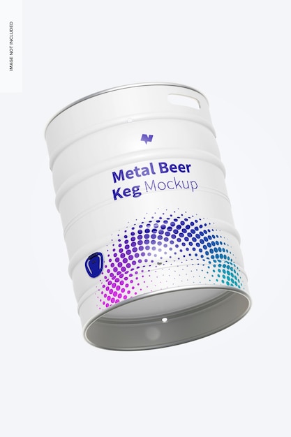 Download Premium Psd Metal Beer Keg Mockup