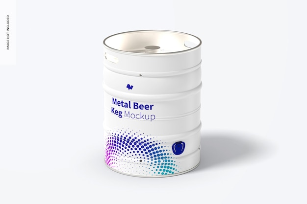 Download Premium Psd Metal Beer Keg Mockup