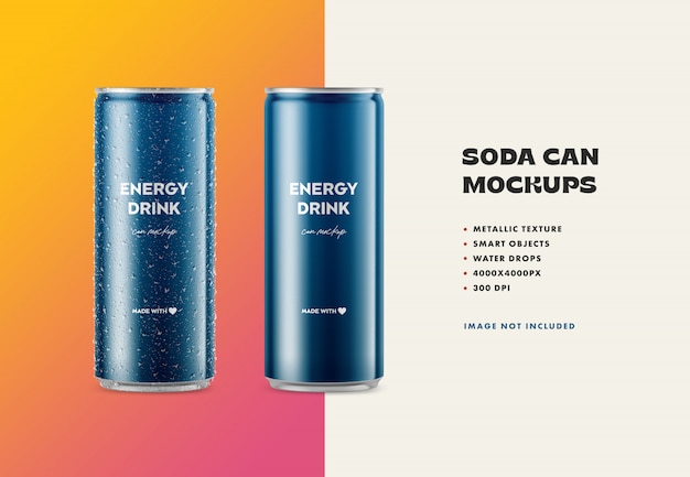 Download Premium Psd Metal Soda Can Mockup