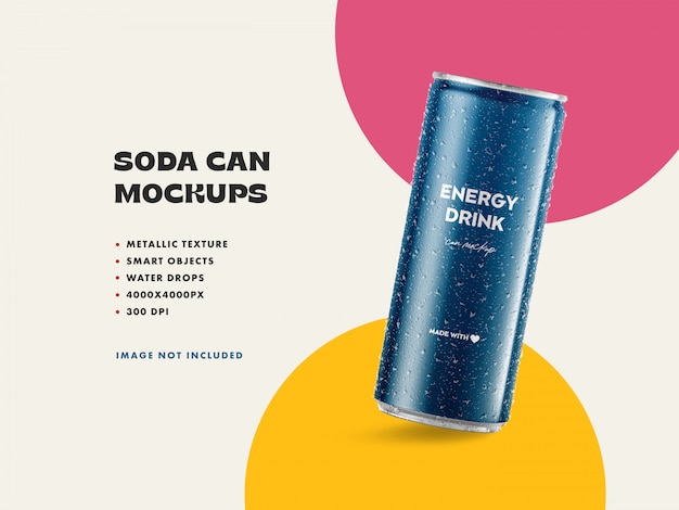 Download Premium Psd Metal Soda Can Mockup