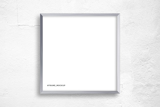 Download Free PSD | Metal square frame mockup