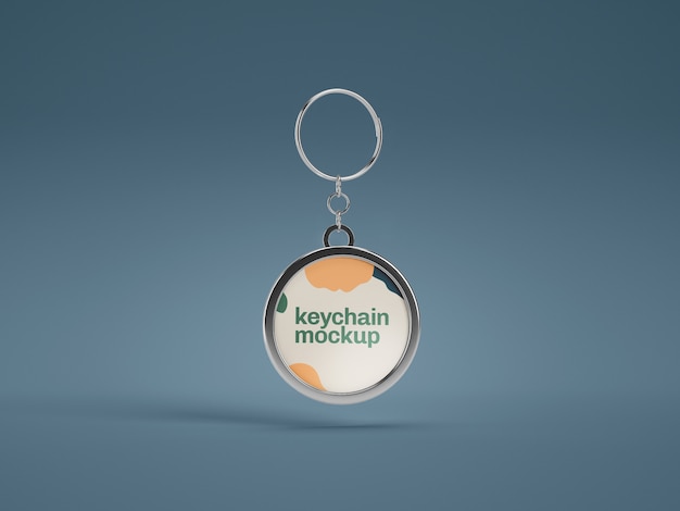 Download Metallic keychain mockup | Premium PSD File