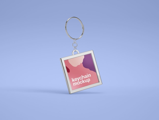 Download Metallic keychain mockup | Premium PSD File