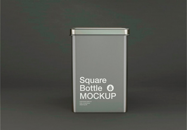 Download Premium Psd Metallic Tin Box Mockup Design