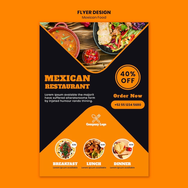 50 Free Flyer Templates For Food In Psd Free Psd Templates