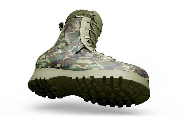 Download Militar boots mockup PSD file | Free Download