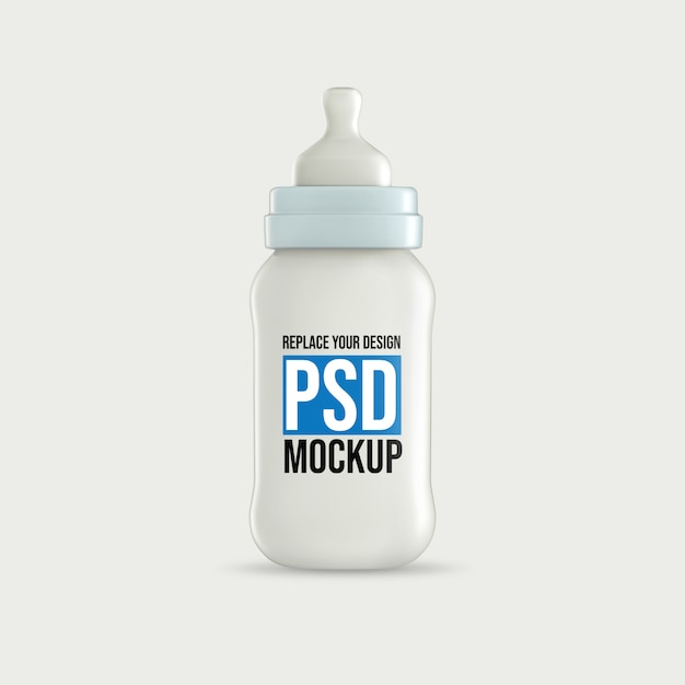 Download Premium Psd Milk Bottle Mockup Design