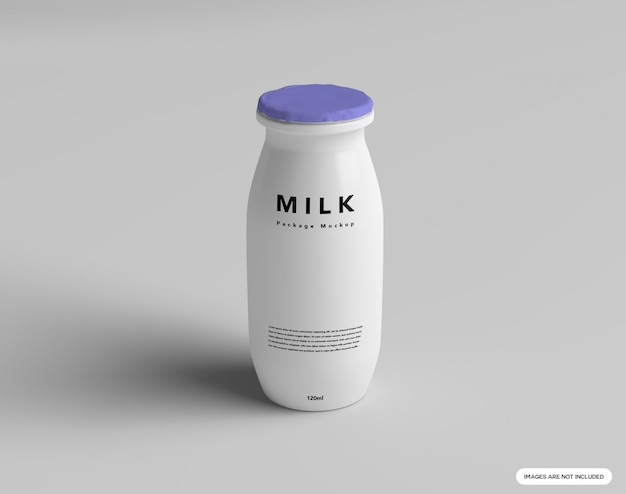 Download Milk bottle mockup | Premium PSD File