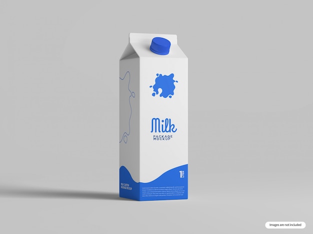 Download Milk carton mockup | Premium PSD File