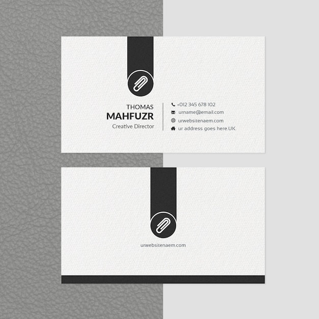 minimalist business cards free downloads templates