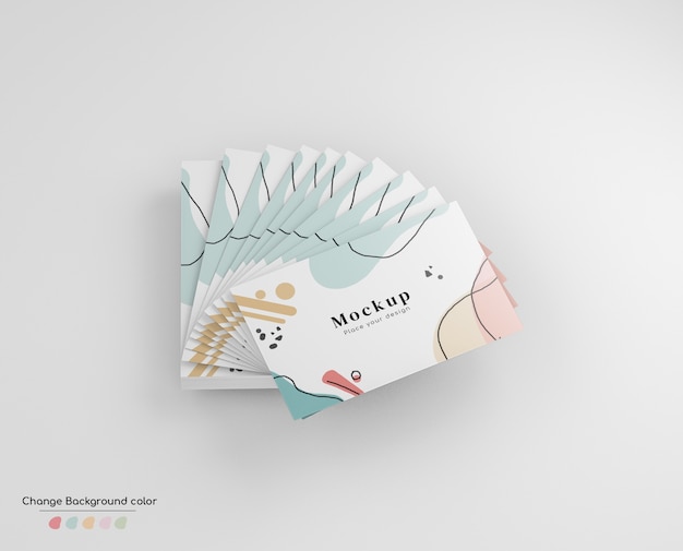 Download Free PSD | Minimal business visiting card mockup in hand ...
