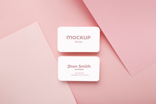 Download Free PSD | Minimalist business card mockup composition on ...