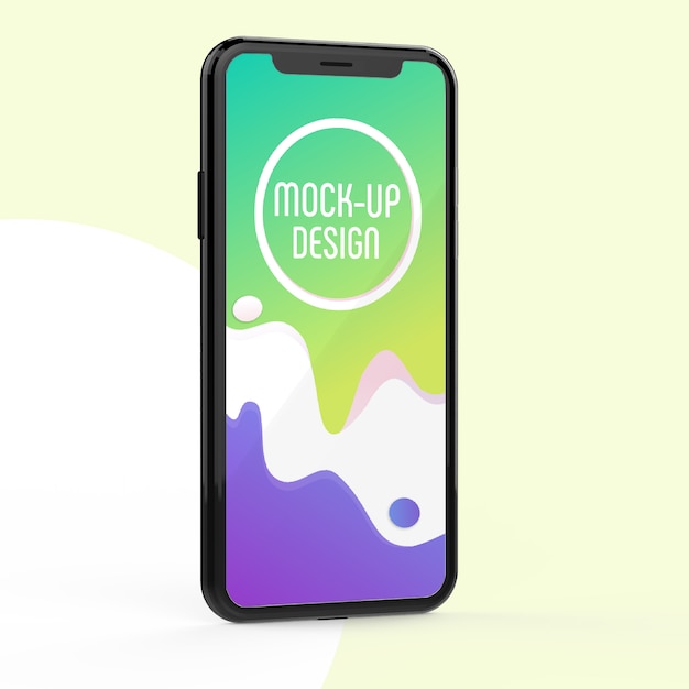 Premium PSD | Mobile app mock-up