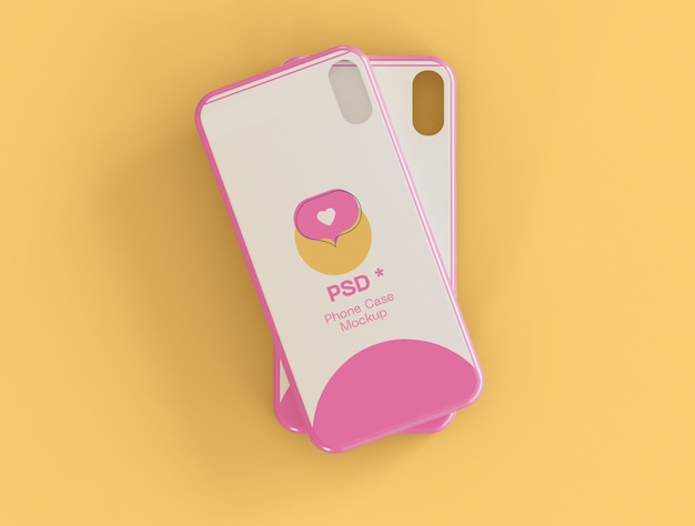 Download Premium PSD | Mobile phone case mockup