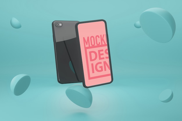 Mobile phone mockup | Premium PSD File