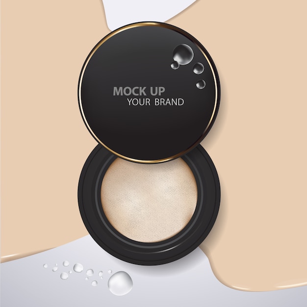 Download Premium Psd Mock Up Makeup Cushion Powder Template