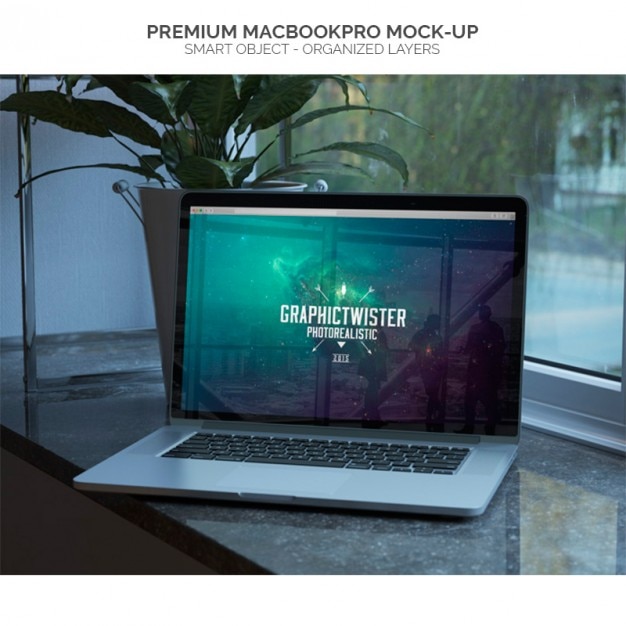 Download Mock-up of macbookpro PSD file | Free Download