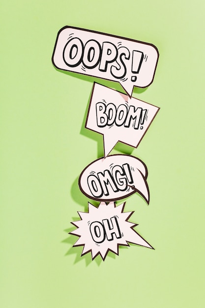 Download Free PSD | Mockup collection of speech bubbles