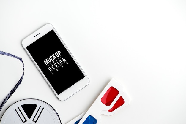 Download Free Mockup Of A Mobile Phone With Reel And 3d Glasses Free Psd File Use our free logo maker to create a logo and build your brand. Put your logo on business cards, promotional products, or your website for brand visibility.