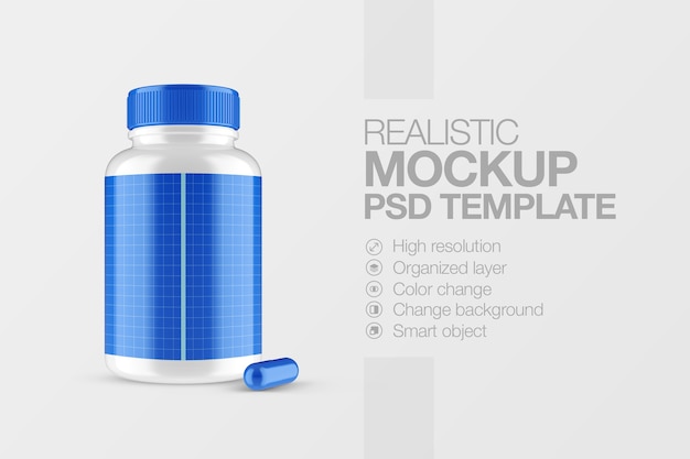 Download Premium Psd Mockup Plastic Bottle Medicine