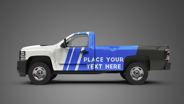 Download Premium Psd Mockup Of A Truck Car PSD Mockup Templates