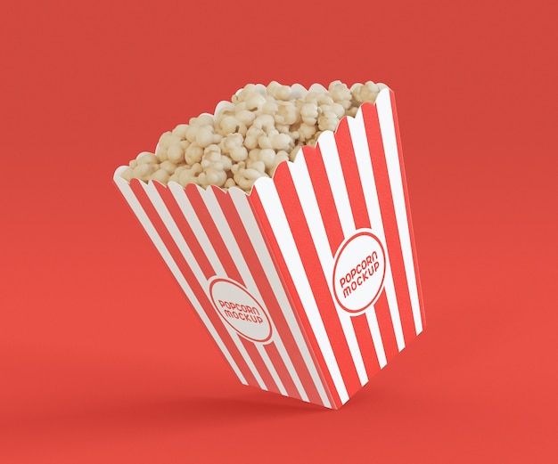 Download Premium PSD | Mockup with popcorn bucket