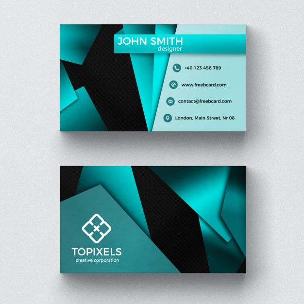 Download Free Modern Business Card With 3d Shapes Free Psd File Use our free logo maker to create a logo and build your brand. Put your logo on business cards, promotional products, or your website for brand visibility.