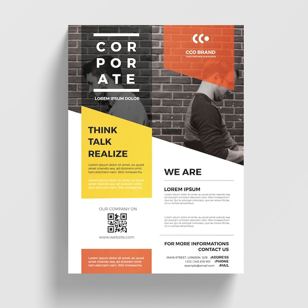 Free Psd Modern Corporate Flyer Template