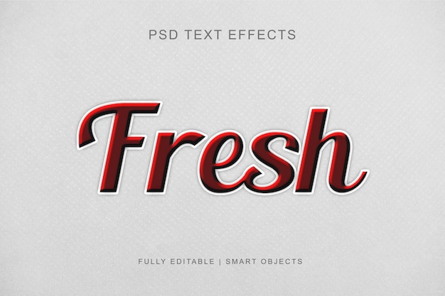 Modern editable graphic style text effect Premium Psd