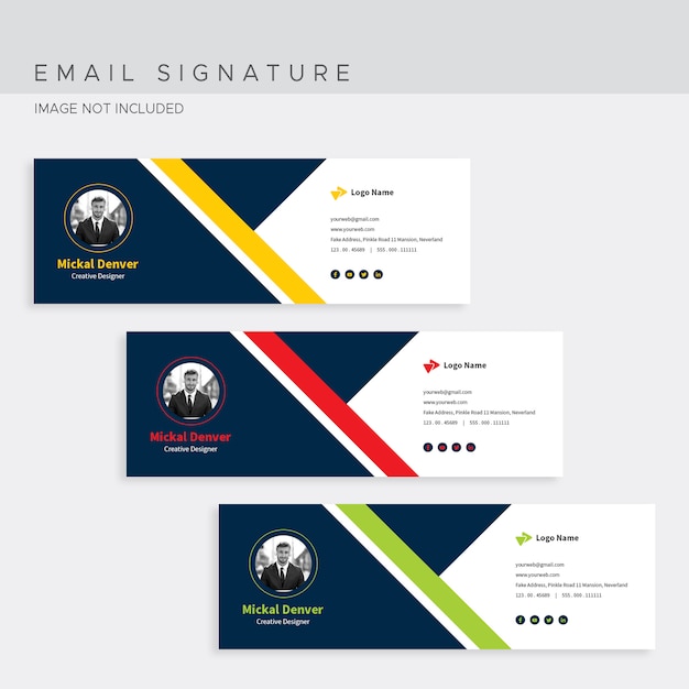 Download Free Modern Email Signature Premium Psd File Use our free logo maker to create a logo and build your brand. Put your logo on business cards, promotional products, or your website for brand visibility.