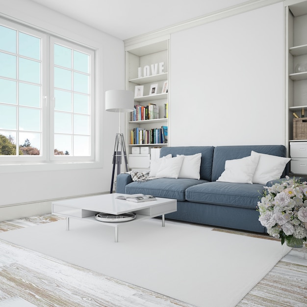 Free Psd Modern Interior Design Of, Free Living Room Decorating Ideas