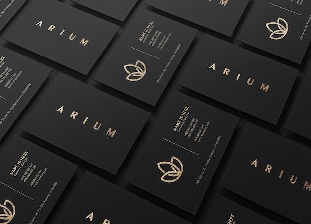 Download Premium PSD | Modern and luxury business card mockup