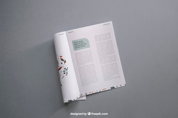 Download Modern magazine mockup PSD file | Free Download